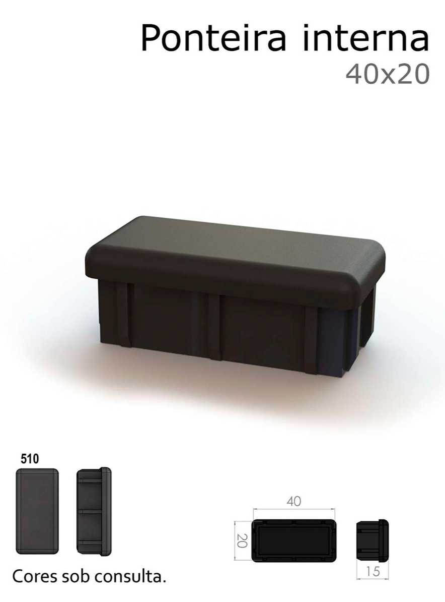 Ponteira interna 40x20