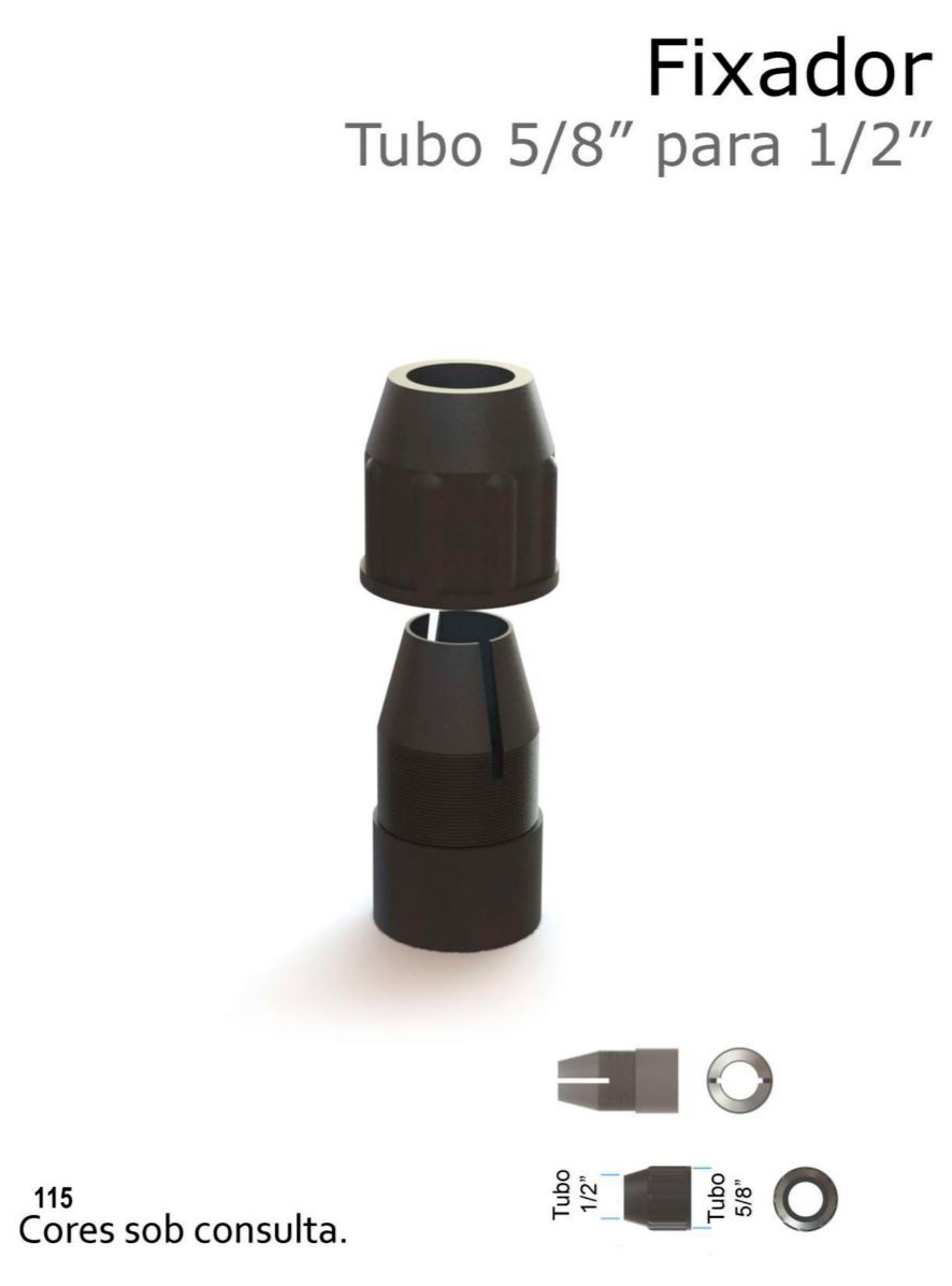 Fixador 5/8" para 1/2"