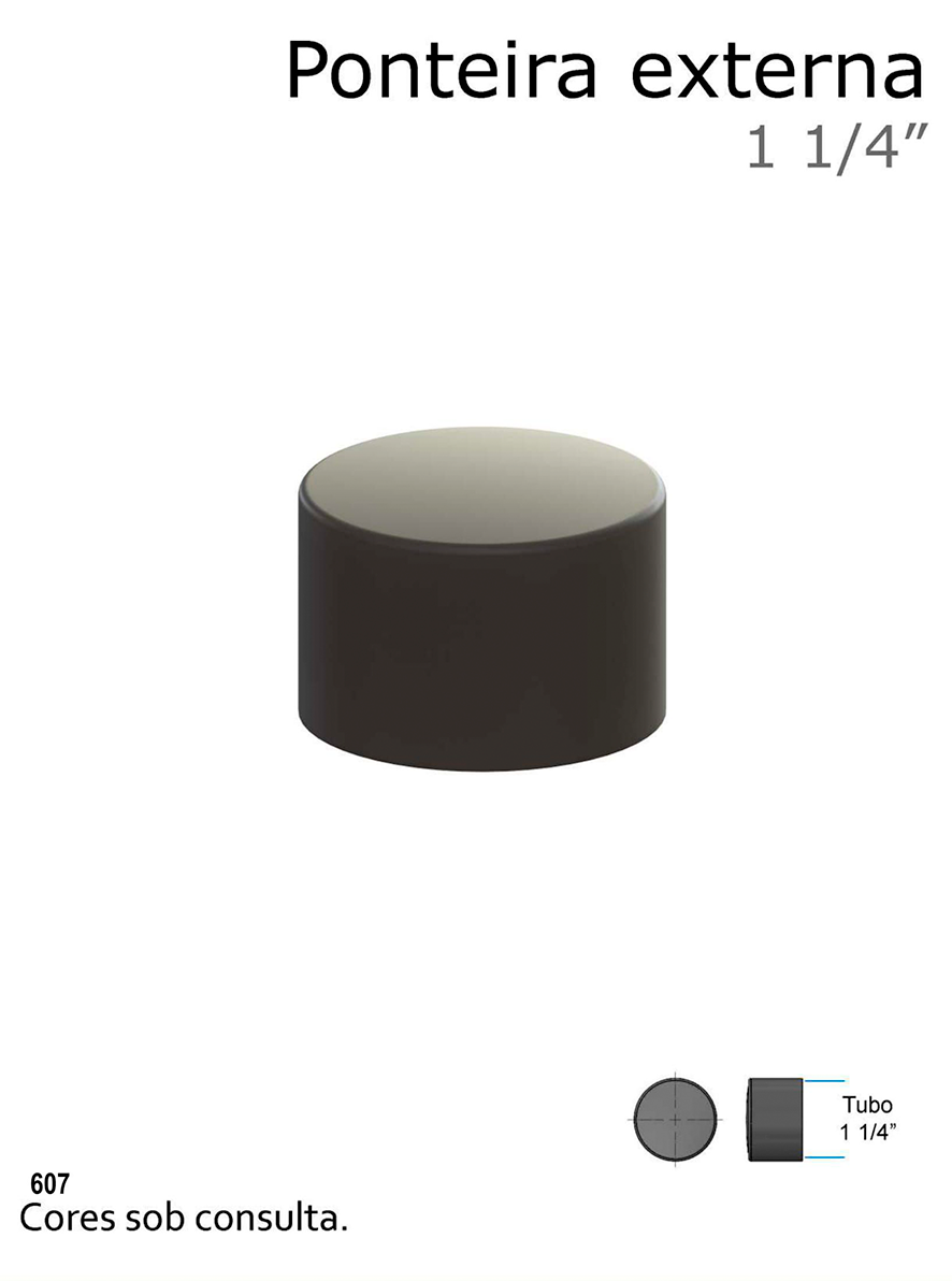 Ponteira externa 1 1/4"