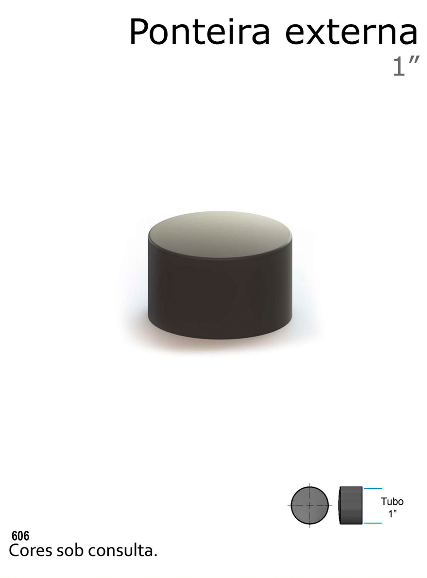 Ponteira externa 1"
