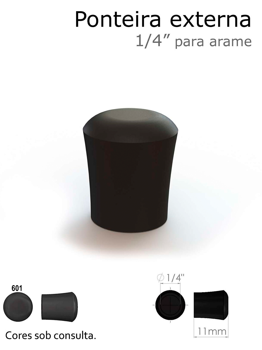 Ponteira externa 1/4"