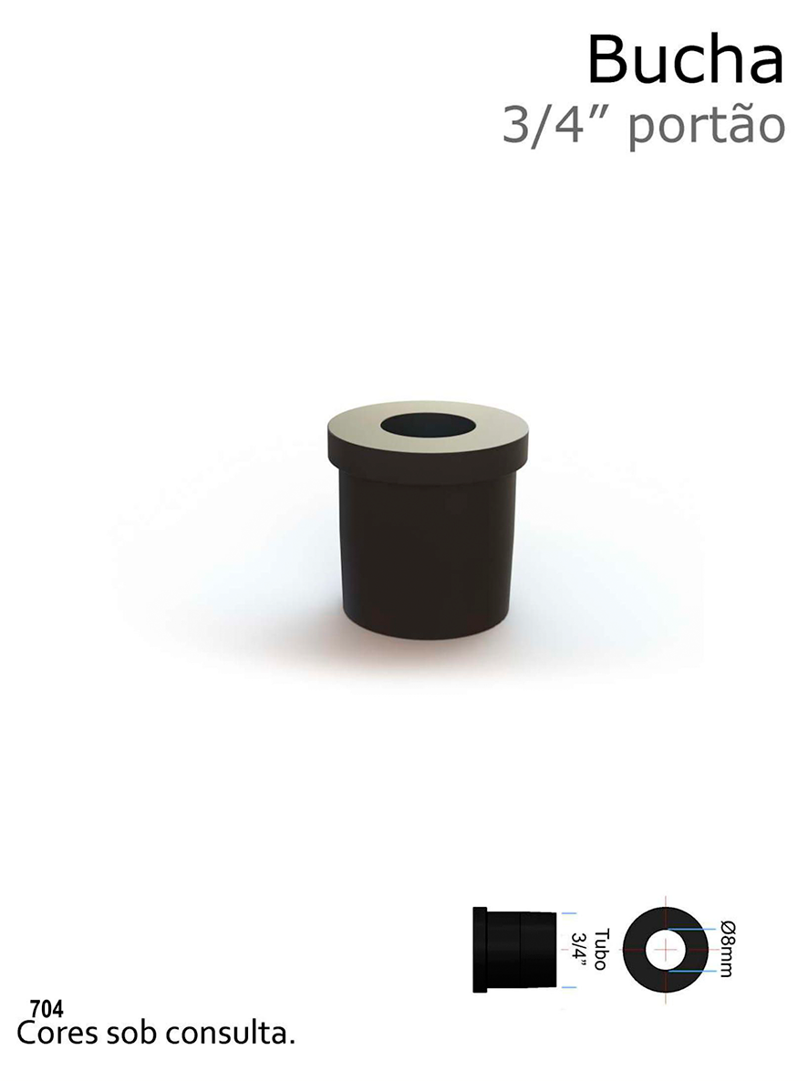 Bucha portão 3/4"