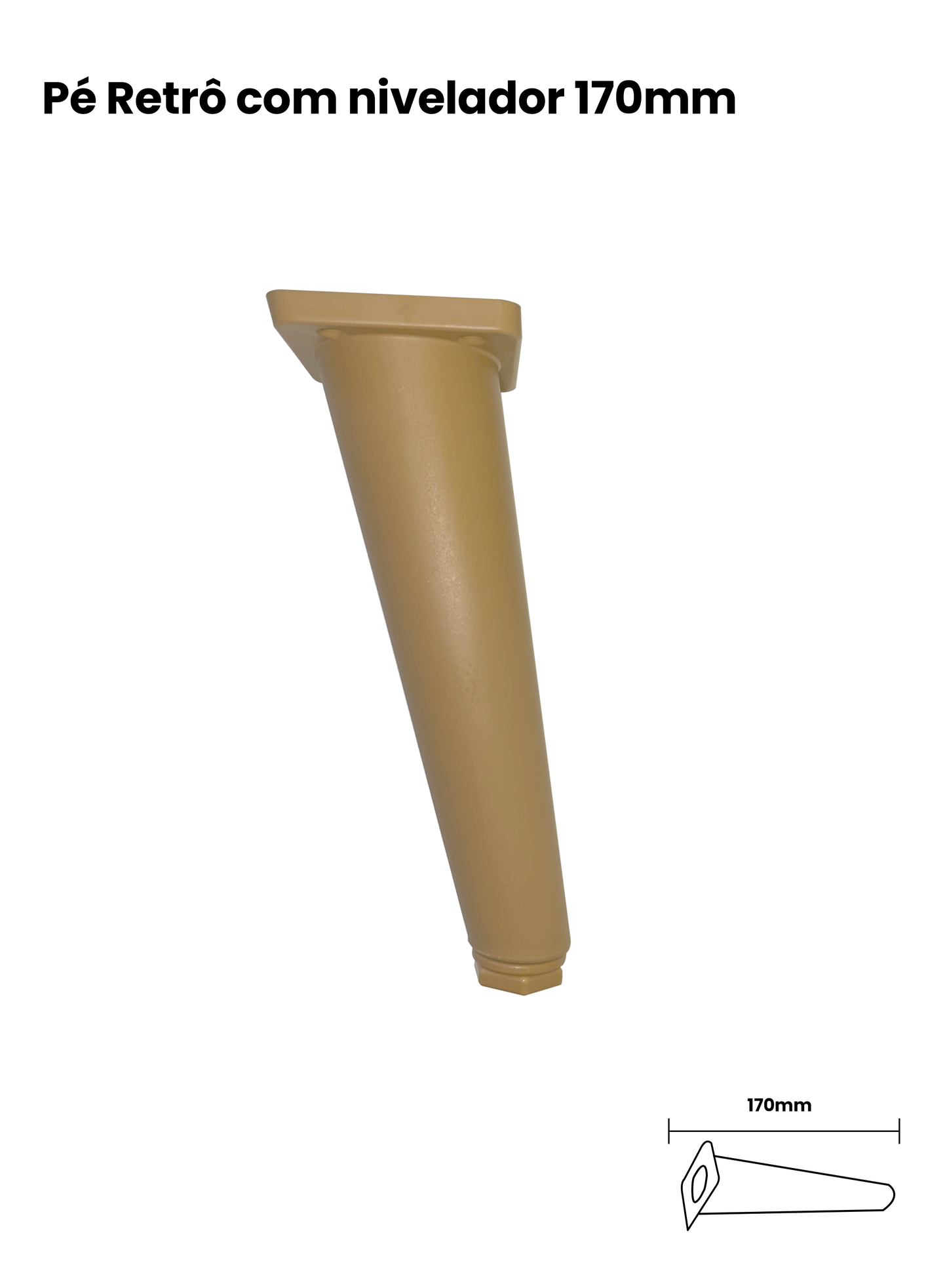 Pé Retro 160 e 170mm