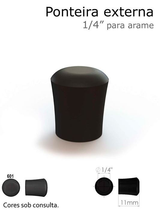 Ponteira externa 1/4"